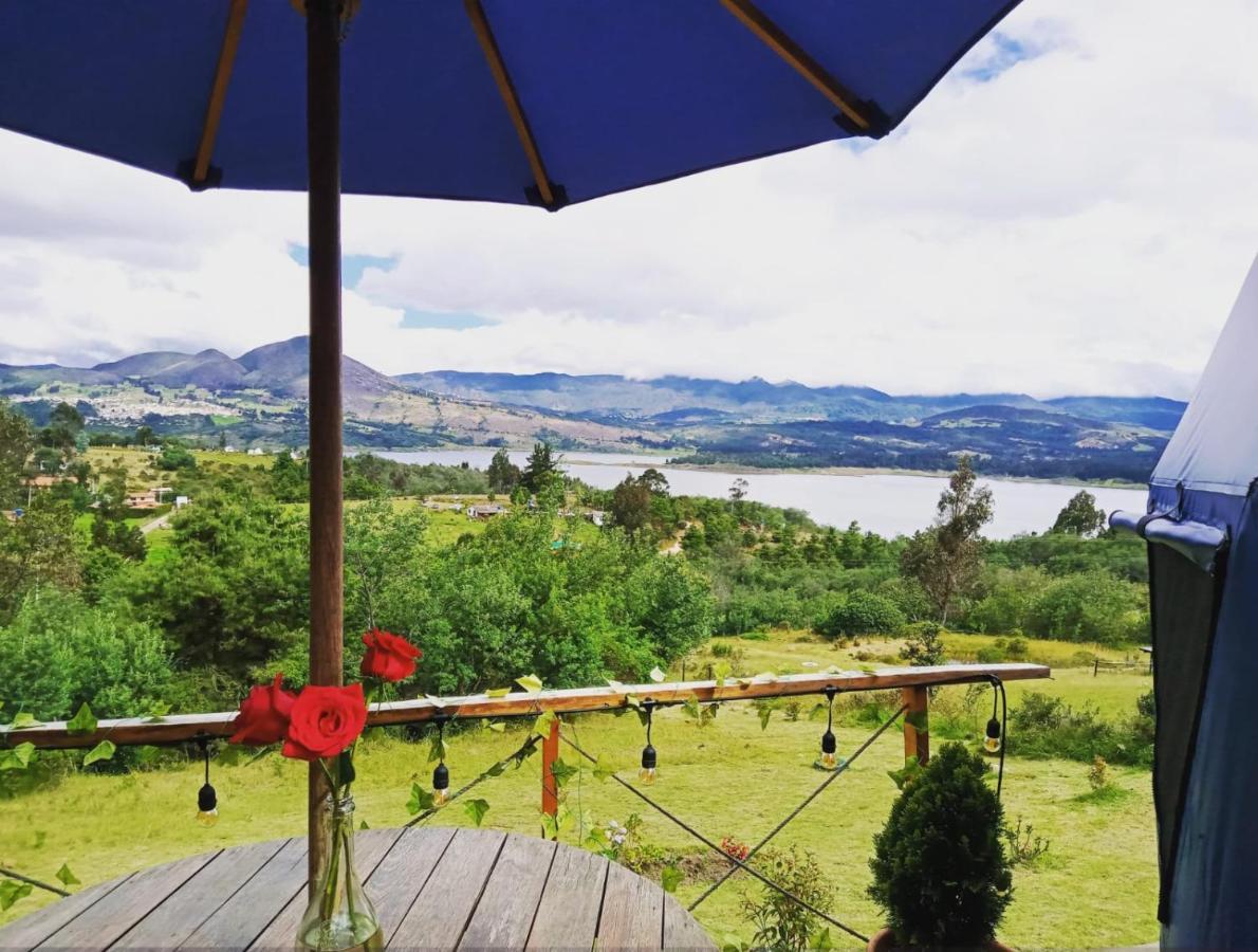 Glamping Blue Hotel Guatavita Eksteriør billede